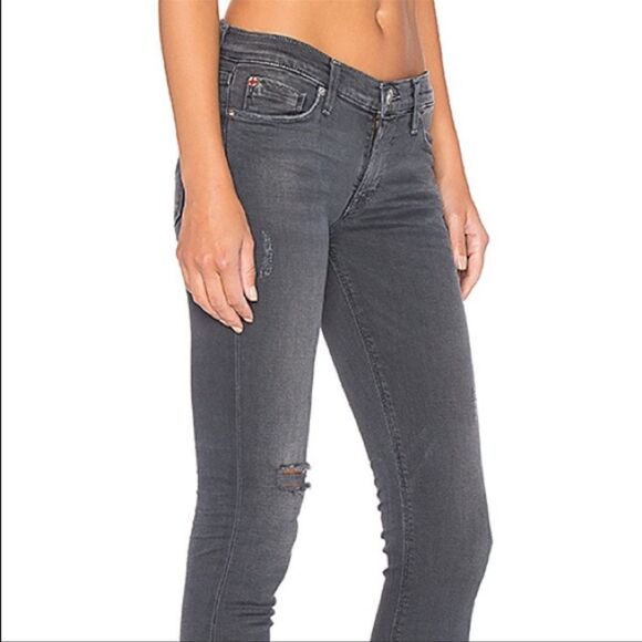 Hudson Jeans- Women’s Krista Ankle Skinny Jeans Distressed Stormy Horizon, Sz 31 - Picture 11 of 13